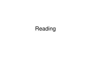 Reading