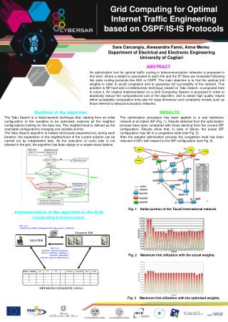 Grid Computing for Optimal Internet Traffic Engineering based on OSPF/IS-IS Protocols