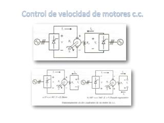 Control de velocidad de motores c.c.