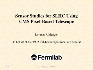 Sensor Studies for SLHC Using CMS Pixel-Based Telescope