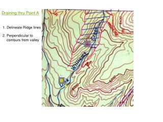 1. Delineate Ridge lines