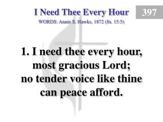 I Need Thee Every Hour (1)