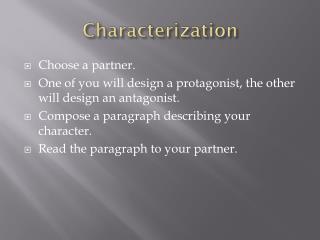 Characterization