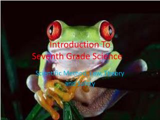 Introduction To Seventh Grade Science