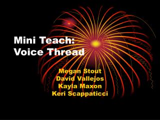 Mini Teach: Voice Thread