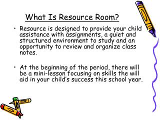 What Is Resource Room?