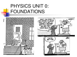 PHYSICS UNIT 0: FOUNDATIONS