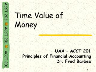 Time Value of Money