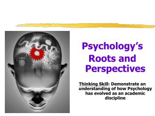 Psychology’s Roots and Perspectives
