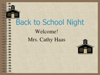 Back to School Night