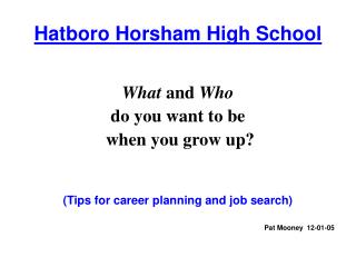 Hatboro Horsham High School