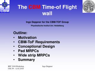 The CBM Time-of Flight wall