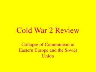 Cold War 2 Review