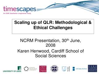 Scaling up of QLR: Methodological &amp; Ethical Challenges