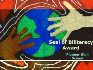 Seal of Biliteracy Award