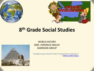 8 th Grade Social Studies