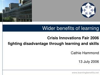 Wider benefits of learning