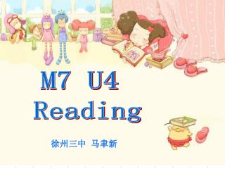 M7 U4 Reading