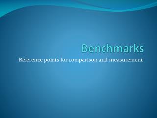 Benchmarks