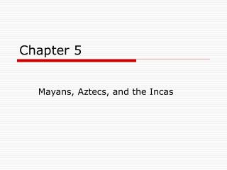 Chapter 5