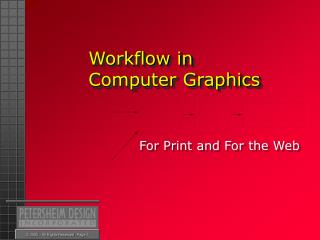 Workflow in Computer Graphics