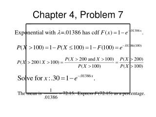 Chapter 4, Problem 7