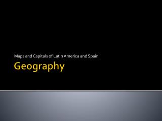 Geography