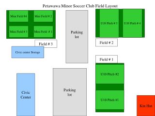 Petawawa Minor Soccer Club Field Layout