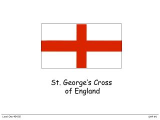 St. George’s Cross of England