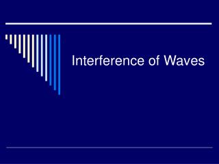 Interference of Waves