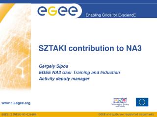 SZTAKI contribution to NA3