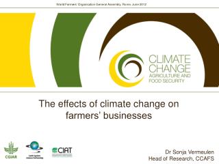 How does climate change affect farmers’ businesses?