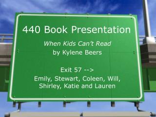 440 Book Presentation