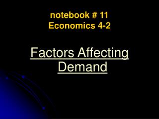 notebook # 11 Economics 4-2