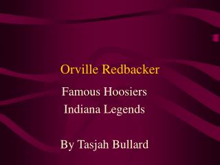 Orville Redbacker