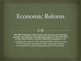 Economic Reform