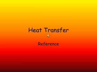 Heat Transfer