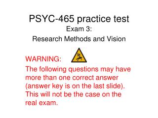 PSYC-465 practice test