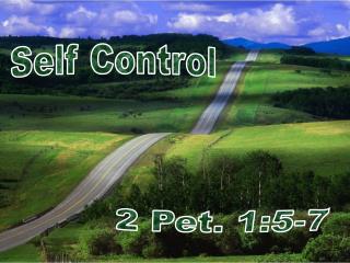 Self Control