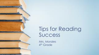 Tips for Reading Success
