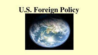 U.S. Foreign Policy