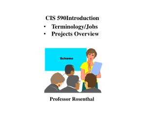 CIS 590Introduction Terminology/Jobs Projects Overview