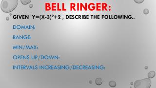 Bell ringer:
