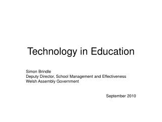 Technology in Education