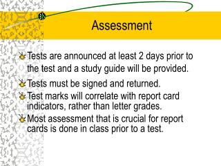 Assessment