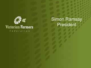 Simon Ramsay President