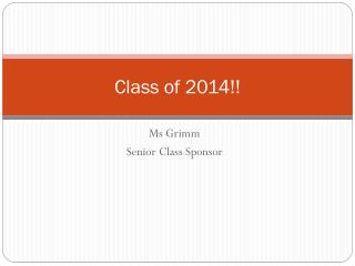 Class of 2014!!