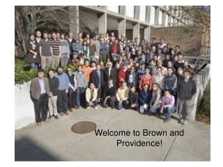 Welcome to Brown and Providence!