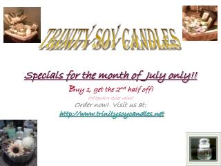 TRINITY SOY CANDLES
