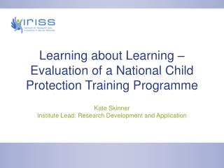 Learning about Learning – Evaluation of a National Child Protection Training Programme